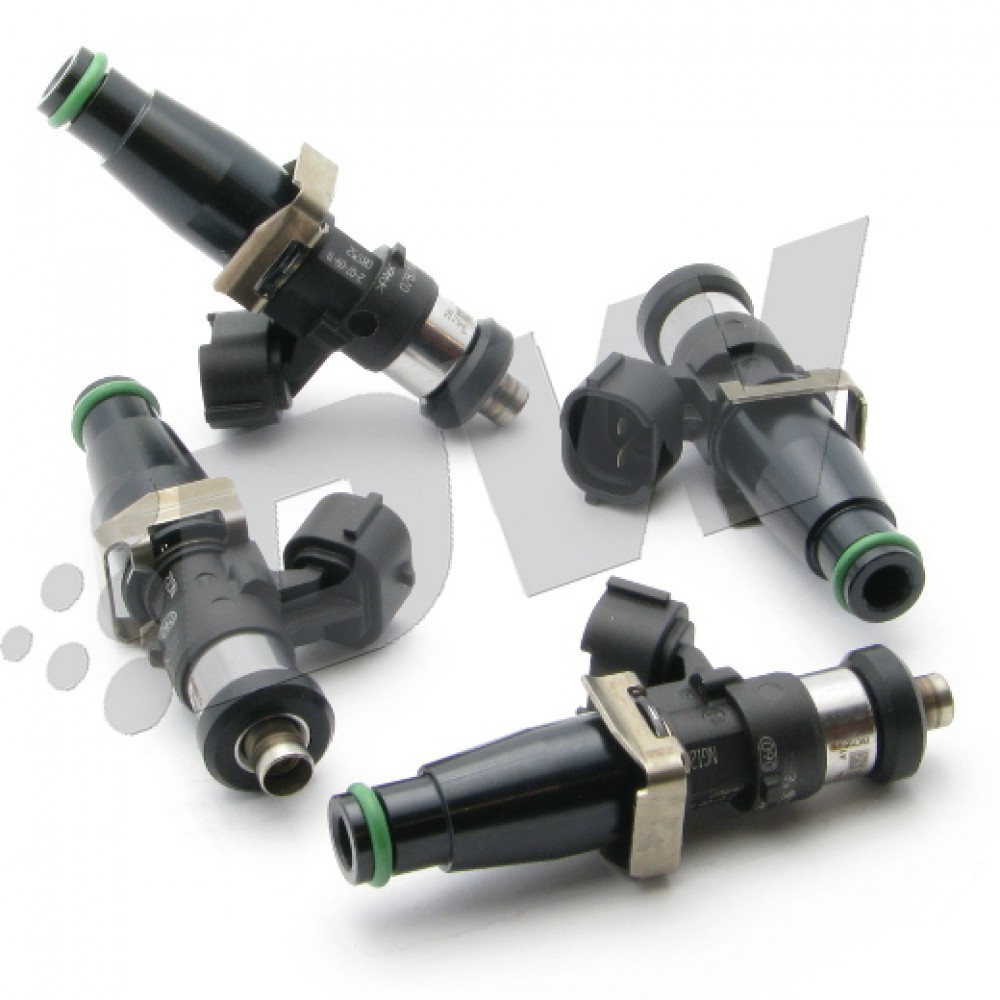 Deatschwerks 2200cc HighZ Fuel Injectors (x4) w/ Adapter Harness Plugs