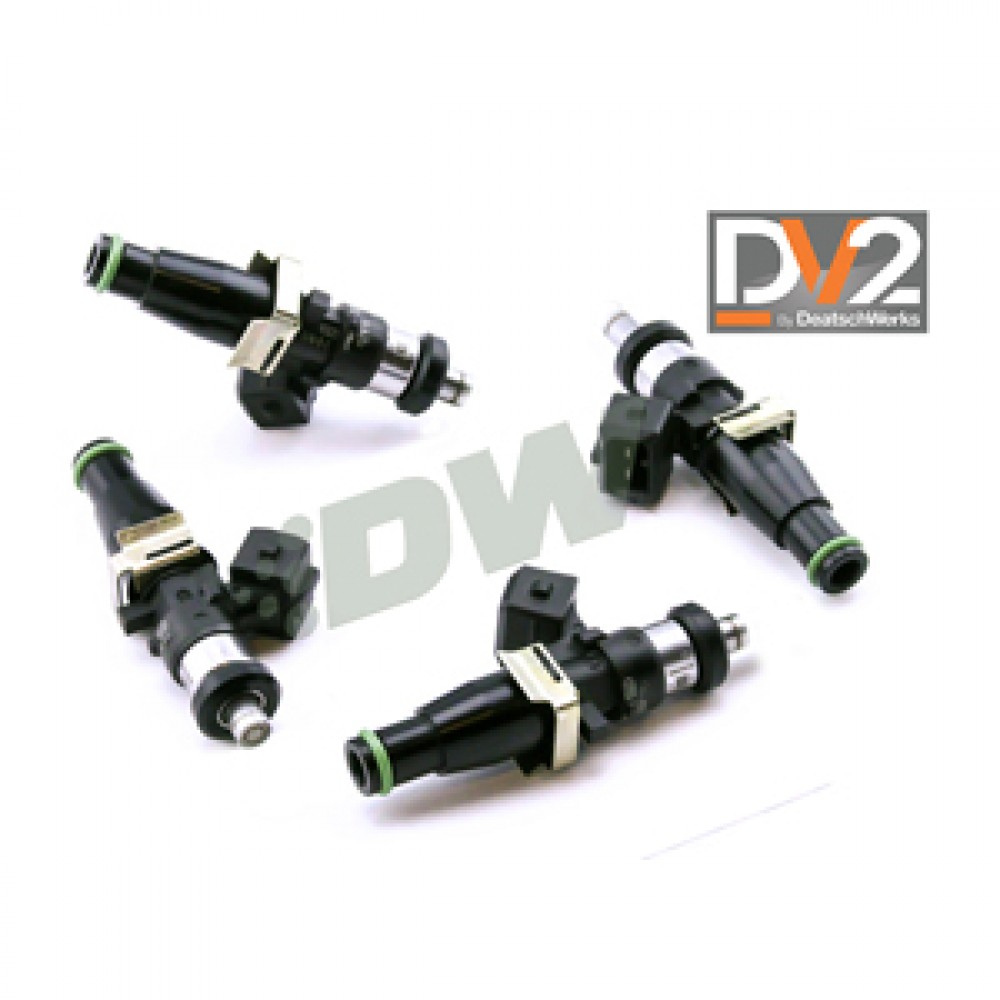 Deatschwerks DV2 1200cc High-Z Fuel Injectors (x4) for DSM / Evo 8/9
