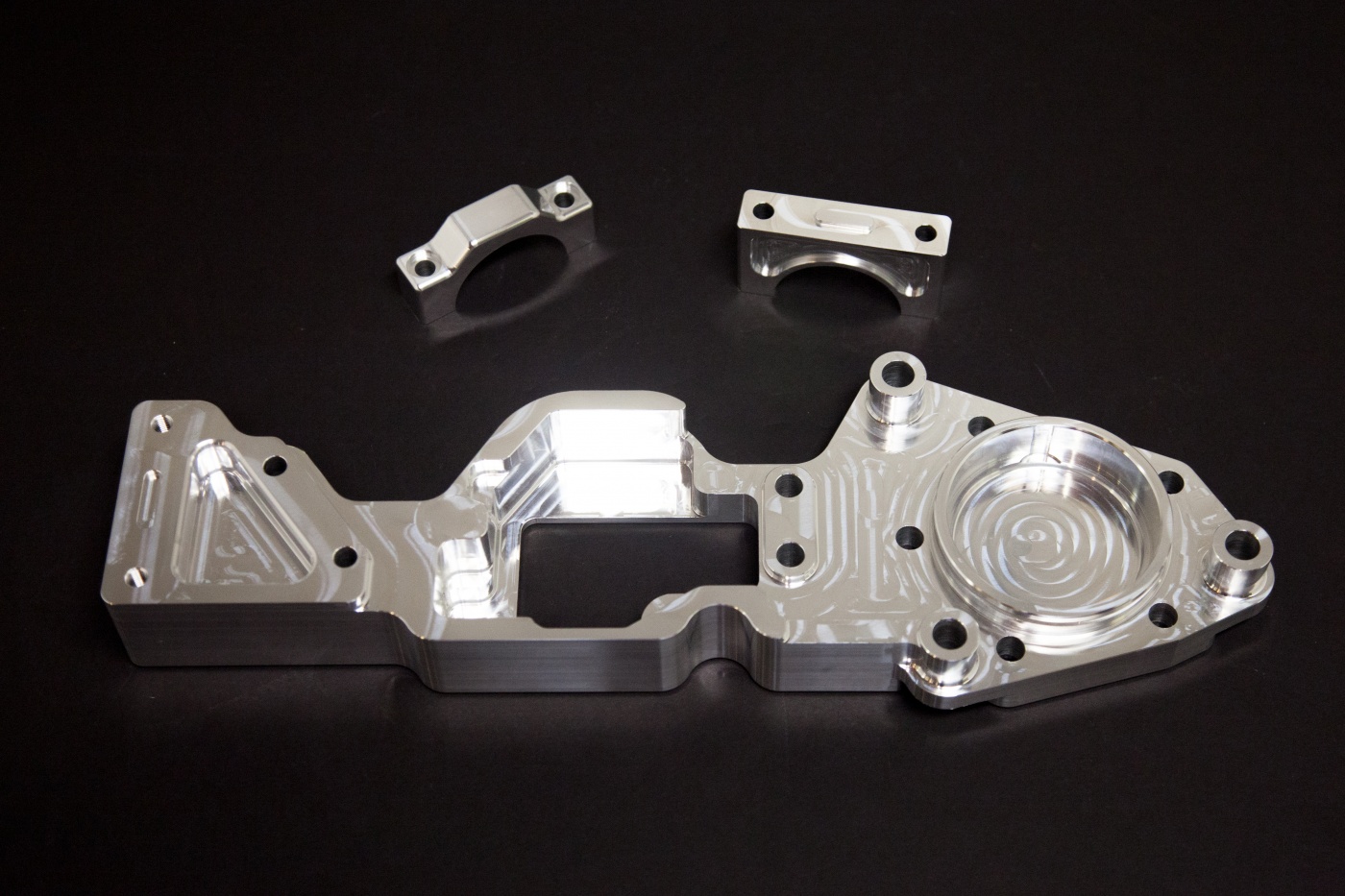 Frontline Fabrication DSM Billet Aluminum Machined Transfer Case Braces